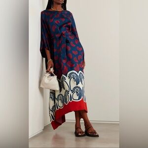 NEW LA DOUBLEJ printed silk-twill kaftan $1150. 8.  No Belt